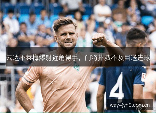 云达不莱梅爆射近角得手，门将扑救不及目送进球